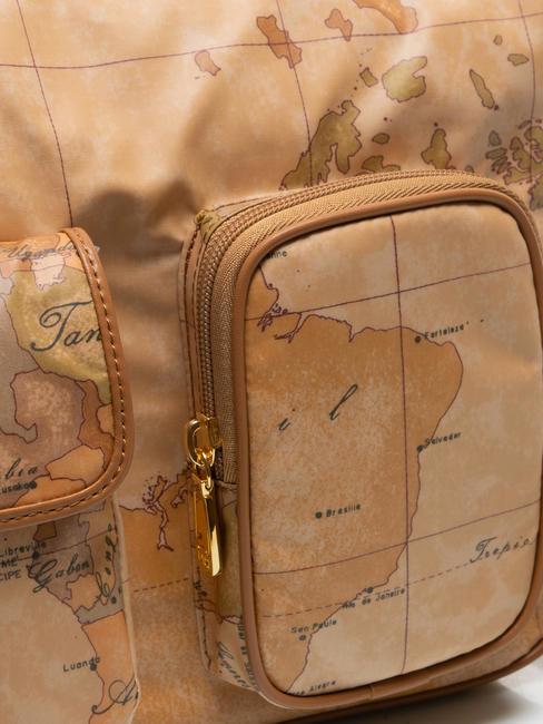 GEO CLASSIC Bolso bandolera con bolsillos NATURAL - Bolsos Mujer