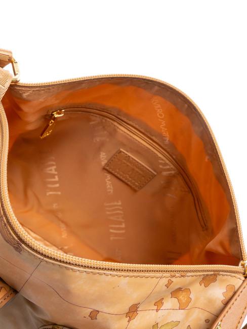 GEO CLASSIC Bolso bandolera con bolsillos NATURAL - Bolsos Mujer