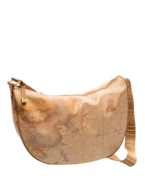 GEO CLASSIC Bolso de hombro grande con forma de media luna NATURAL - Bolsos Mujer