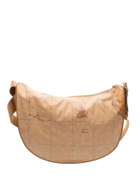 GEO CLASSIC Bolso de hombro grande con forma de media luna NATURAL - Bolsos Mujer