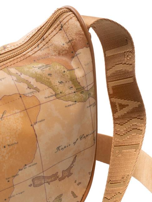 GEO CLASSIC Bolso bandolera pequeño en forma de media luna NATURAL - Bolsos Mujer