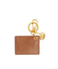 THE BRIDGE DUCCIO Llavero con dije de cuero BROWN - Llaveros - 2