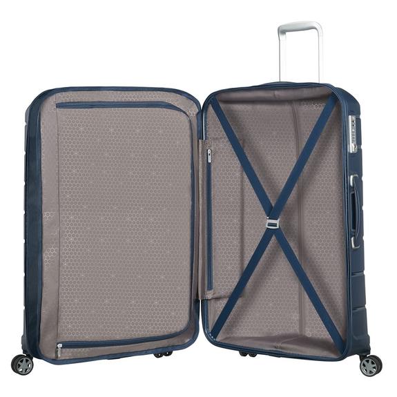 Trolley Línea FLUX, tamaño mediano blu navy - Trolley Rígidos