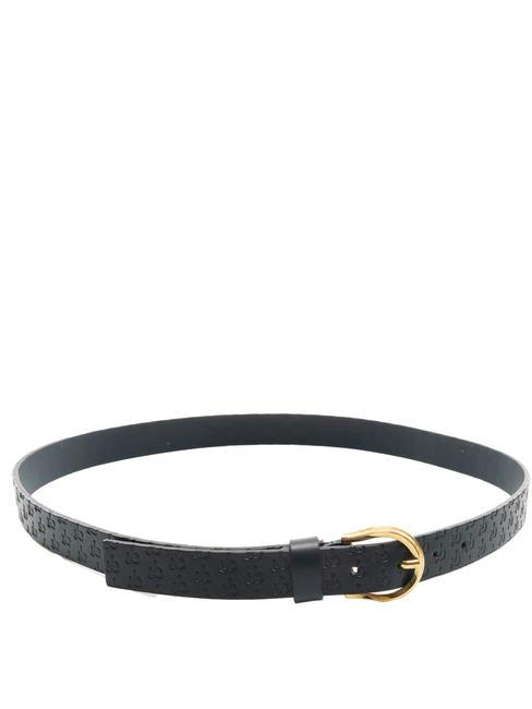 EMBOSSED Cintur&oacute;n de cuero azul - Cinturones