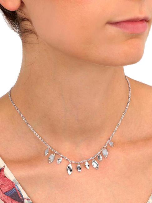 FOGLIA Collar SILVER - Collares