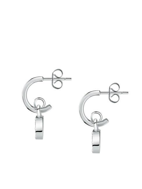 ABBRACCIO Pendientes charm corazón con circonitas blanco - Pendientes