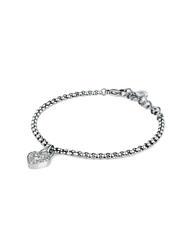 MORELLATO ABBRACCIO Pulsera con dije de corazón blanco - Pulseras - 3
