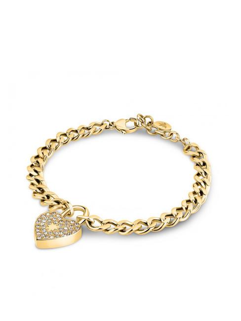 ABBRACCIO Pulsera con dije de corazón oro - Pulseras