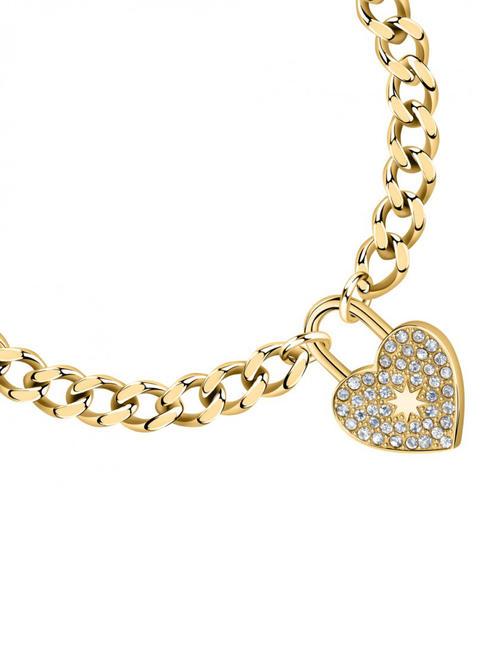 ABBRACCIO Pulsera con dije de corazón oro - Pulseras