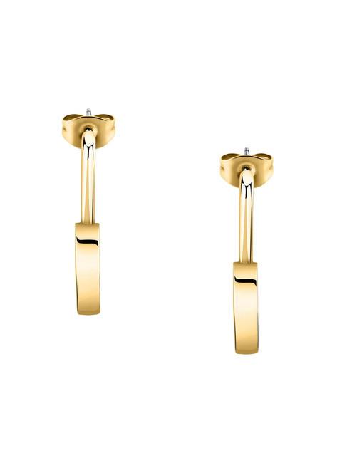 ABBRACCIO Pendientes de corazón con circonitas oro - Pendientes