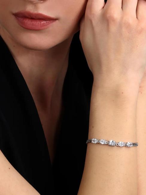 COLORI Pulsera de cadena con circonitas blanco - Pulseras