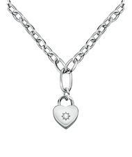 MORELLATO ABBRACCIO Collar de cadena con dije de corazón SILVER - Collares - 4