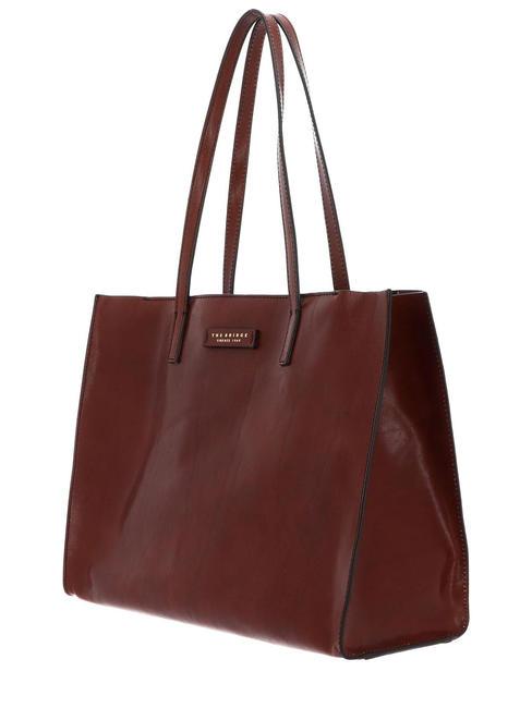 MIRRA  Bolso bandolera, en piel. BROWN - Bolsos Mujer