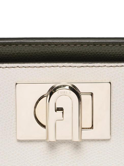 1927 Bolso mini de piel perla y+salvia+negra c - Bolsos Mujer