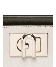 FURLA 1927 Bolso mini de piel perla y+salvia+negra c - Bolsos Mujer - 4