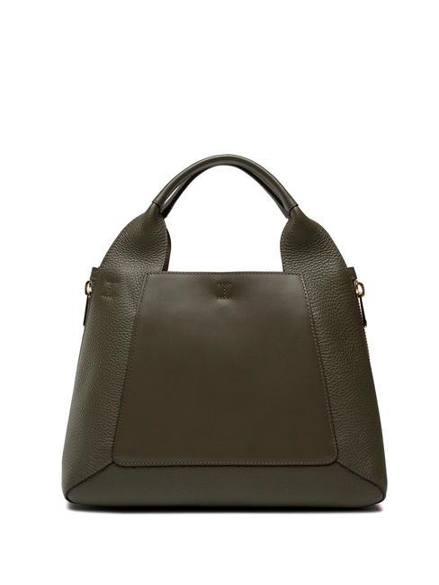 GILDA Bolso tote Roma y piel de becerro st eracle salvia c+greige - Bolsos Mujer