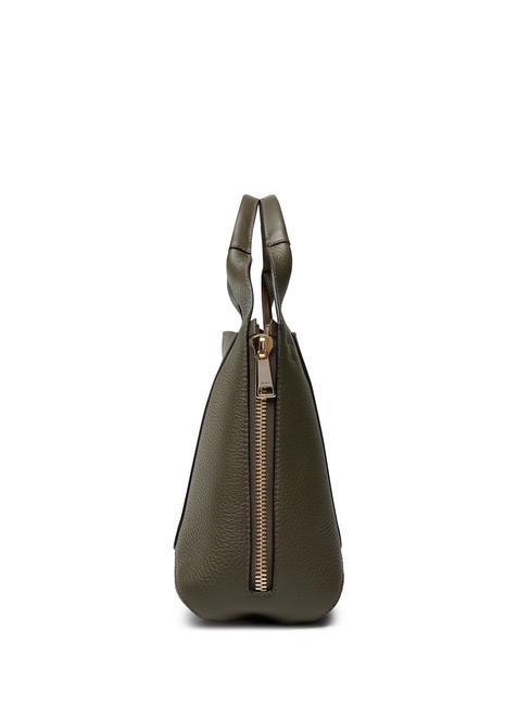 GILDA Bolso tote Roma y piel de becerro st eracle salvia c+greige - Bolsos Mujer