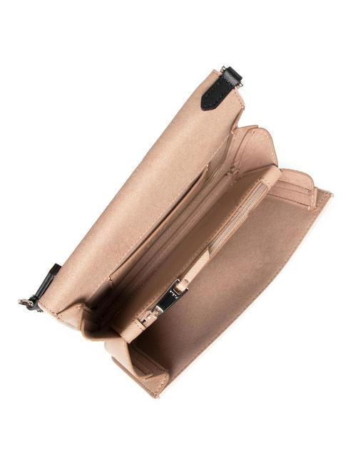 SPLENDIDA Bolso MINI de piel con bandolera buen bon+capuchino+negro - Bolsos Mujer