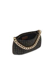 POLLINI HERITAGE Bolso de hombro con asa de cadena negro marrón - Bolsos Mujer - 4