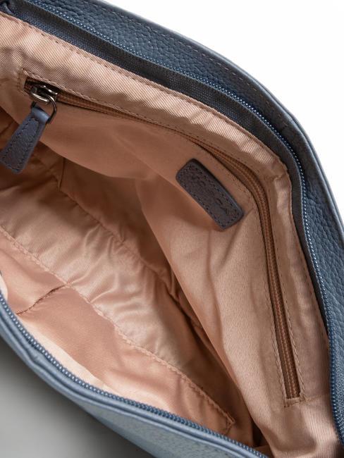 MIMOSA  Bolso bandolera, en piel. cielo azul - Bolsos Mujer