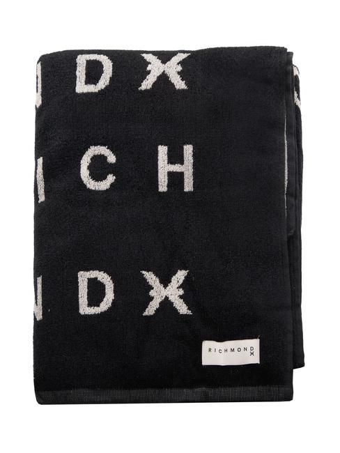 DARDERI  Toalla de playa de algodón negro/gr - Accesorios de viaje