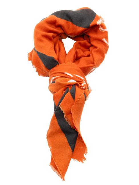 BICOLOR  Bufanda Negro rojo - Bufandas