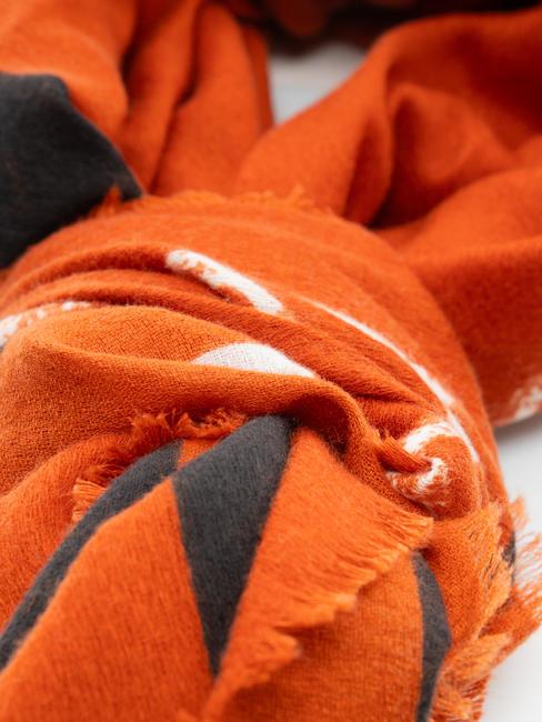 BICOLOR  Bufanda Negro rojo - Bufandas