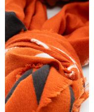 ROCCOBAROCCO BICOLOR  Bufanda Negro rojo - Bufandas - 3