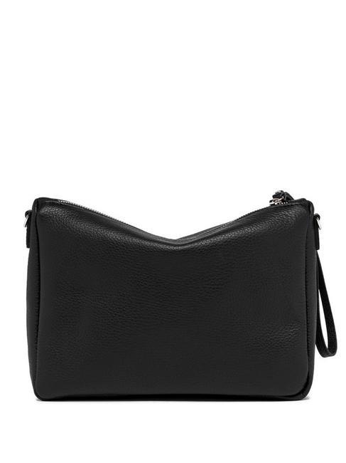 NORA POUCH Bolso de piel con bandolera negro - Bolsos Mujer