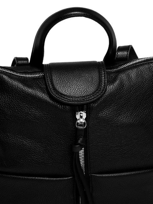 GIADA Mochila de piel para mujer. negro - Bolsos Mujer