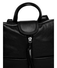 GIANNI CHIARINI GIADA Mochila de piel para mujer. negro - Bolsos Mujer - 4