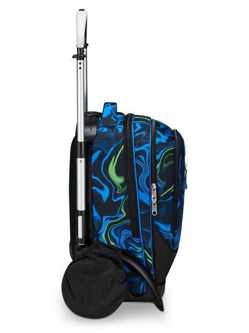 TYRE MULTI-SHADE Mochila con ruedas 3 en 1, desmontable negro - Mochilas con ruedas