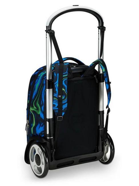 TYRE MULTI-SHADE Mochila con ruedas 3 en 1, desmontable negro - Mochilas con ruedas