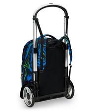 SEVEN TYRE MULTI-SHADE Mochila con ruedas 3 en 1, desmontable negro - Mochilas con ruedas - 5