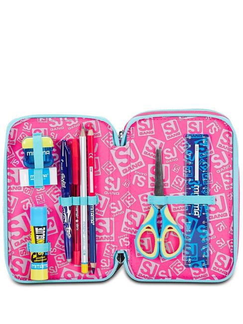 PINKFUR GIRL Estuche con kit escolar completo. resplandor azul - Estuches y Accesorios