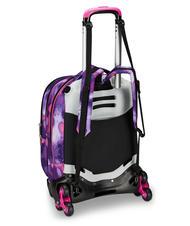 SEVEN DETACH BUBBLE STREET Carro mochila doble desmontable VIOLETA ROSA - Mochilas con ruedas - 4