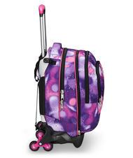 SEVEN DETACH BUBBLE STREET Carro mochila doble desmontable VIOLETA ROSA - Mochilas con ruedas - 5