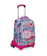 SJGANG COLORJAM Mochila con ruedas 3 en 1, desmontable - Mochilas con ruedas
