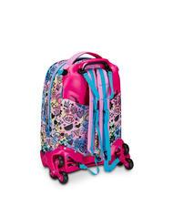 SJGANG COLORJAM Mochila con ruedas 3 en 1, desmontable IBIS ROSE - Mochilas con ruedas - 4