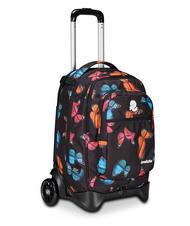 INVICTA NEW WAY NEW PLUG Fantasy Mochila con trolley desmontable mariposa borrosa - Mochilas con ruedas - 2