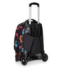 INVICTA NEW WAY NEW PLUG Fantasy Mochila con trolley desmontable mariposa borrosa - Mochilas con ruedas - 3