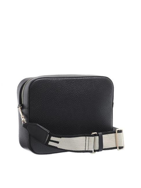 TEBE Bolso pequeño de piel con textura negro - Bolsos Mujer