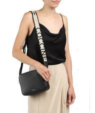 COCCINELLE TEBE Bolso pequeño de piel con textura negro - Bolsos Mujer - 4