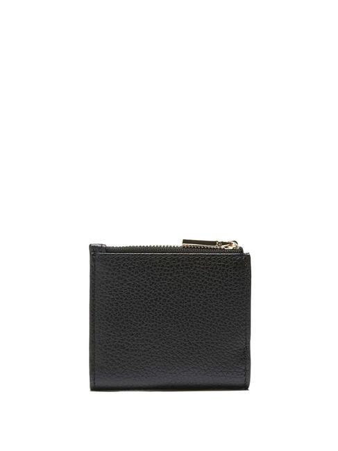 METALLIC SOFT Cartera mini de piel negro - Carteras Mujer