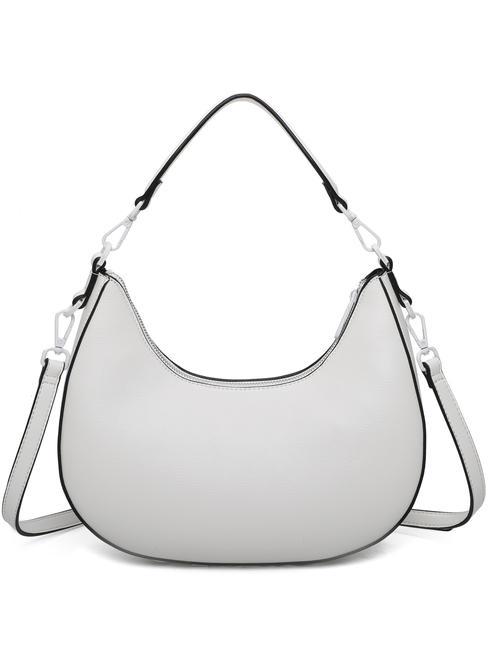 NINA bolso de hombro media luna blanco - Bolsos Mujer
