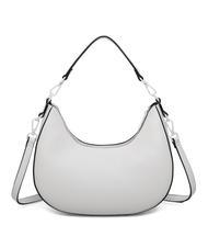 ROCCOBAROCCO NINA bolso de hombro media luna blanco - Bolsos Mujer - 3