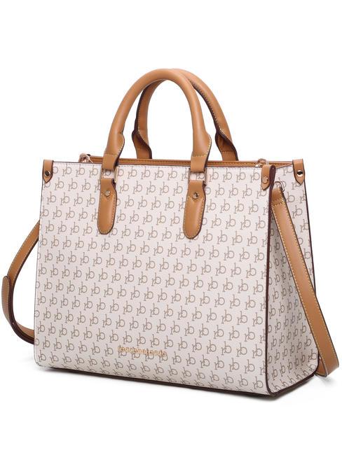 MONOGRAM Logo Bolso de mano, con bandolera blanco - Bolsos Mujer