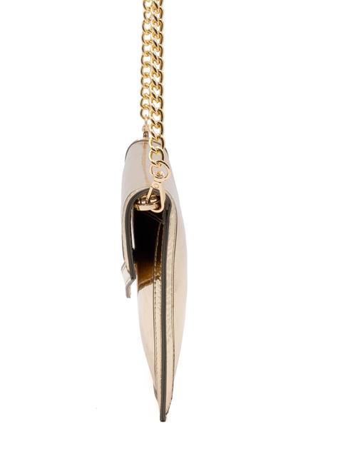 MAIL LEOPARD  Bolso de mano, con bandolera oro - Bolsos Mujer