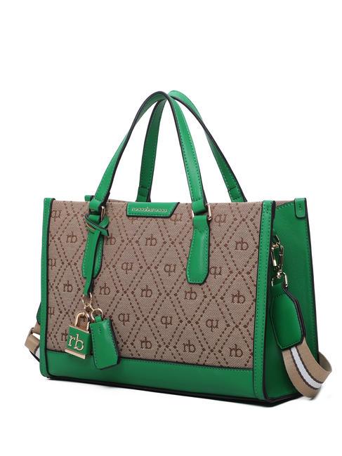 FRIDA  Bolso de mano, con bandolera verde - Bolsos Mujer