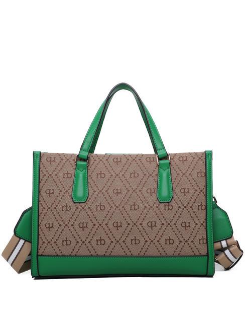 FRIDA  Bolso de mano, con bandolera verde - Bolsos Mujer